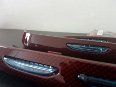 Эксклюзивные молдинги Carbon Red с диодной подсветкой для Goldwing 1800 01-10гг