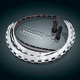 Подсветка LED на переднее колесо, цвет огней янтарный/синий/красный