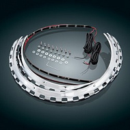 Подсветка LED на переднее колесо, цвет огней янтарный/синий/красный