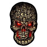 Нашивка "Skull made skull"  15см*10см, с термоклеем