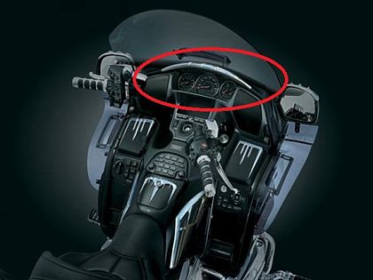 Накладка-хром на верх панели управления (шт)