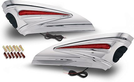 Накладка на низ боковых кофров с подсветкой LED (пара)