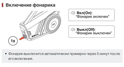 Гарнитура SENA 60S Bluetooth, Intercom, Mesh