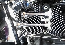 Гудок пневмотический WOLO AIR MAX CHROME, 120 Decibels-620/740 Hz