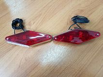 Габаритные огни Diamond, 12см * 5см, красные