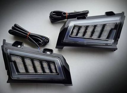 Диодные огни на низ боковых кофров (гарарит/стоп/поворот)