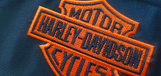 Флаг HARLEY-DAVIDSON, вышивка