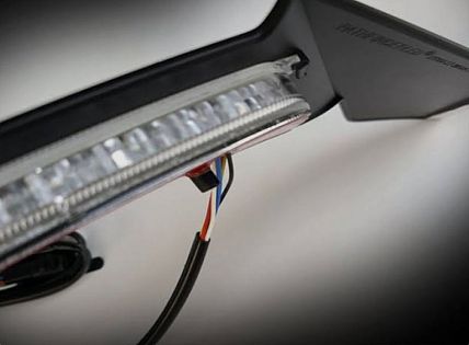 (Черный) Спойлер на центральный кофр GL18, 18-20г (гарарит/стоп/поворот)