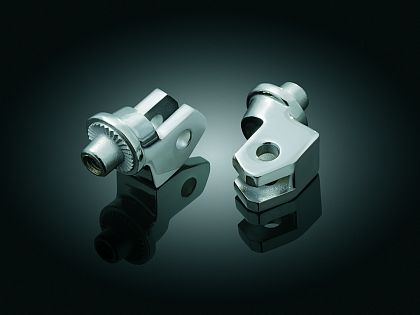 Адаптеры Splined (хром) для установки водительских подножек/платформ (пара)
