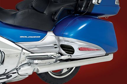 Накладка на низ боковых кофров с подсветкой LED (пара)