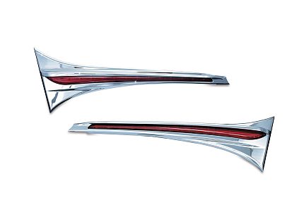 Накладка с подсветкой L.E.D. на задний кофр (пара)