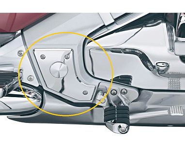 Хромированные накладки на раму (пара)