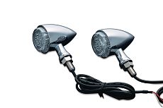 Хромированные диодные поворотники TORPEDO LED (пара)