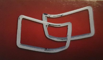 Окантовка-хром на противотуманные фары для GL 1500 (пара)