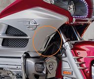 Акцент-хром на фронтальную часть бокового пластика