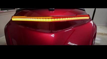 (Хром) Спойлер на центральный кофр GL18, 21-UP (гарарит/стоп/поворот)