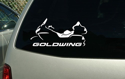 Наклейка на авто "Sometimes I Ride" Goldwing 1800