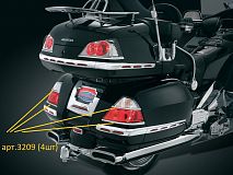 Акцент-хром на стоп-сигналы боковых кофров 06-10гг (комплект)