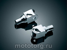 Адаптеры Tapered (хром) для установки водительских подножек/платформ (пара)