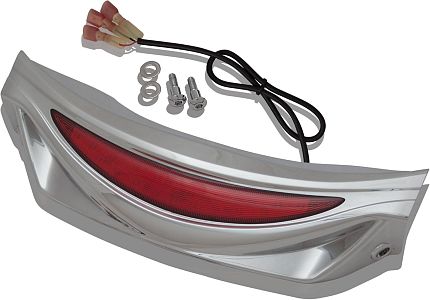 Окантовка-хром заднего крыла с подсветкой LED для GL1800, 12-17гг