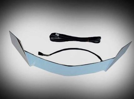 (Хром) Спойлер на центральный кофр GL18, 18-20г (гарарит/стоп/поворот)