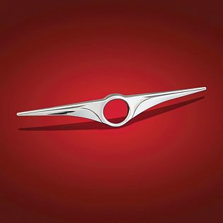 **Акцент-хром для замка заднего кофра (1шт)