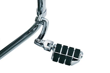 Выносы Longhorn Offset Highway с подножками Dually ISO®, хром (пара)