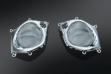 Накладки на передние динамики с диодной подсветкой (пара)