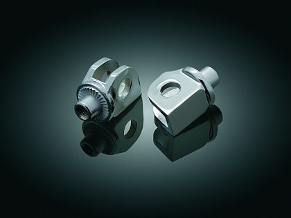 Адаптеры Splined (хром) для установки водительских подножек/платформ (пара)