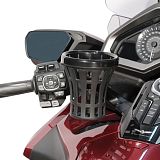 (Черный) Держатель для напитков Big Ass® GEN-2 на левую сторону GL18-18 (комплект с крепежом)