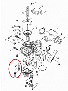 Жиклеры HD JET NEEDL CV40 CARBURETORS (оригинал)