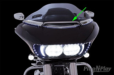 Накладка на низ ветрового стекла на H-D Road Glide